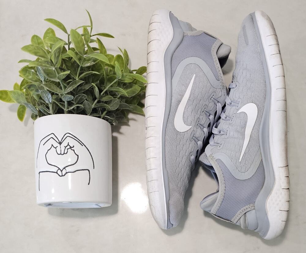 Nike Free RN 2018 Wolf Grey Size 7.5 Running Shoes 942836-003